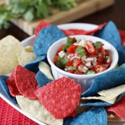 Patriotic Chips & Salsa