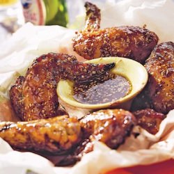 Plum Sauced Chicken Wings Recipe