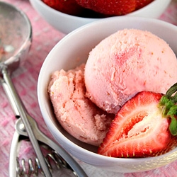 Strawberry-Lime Ice Cream