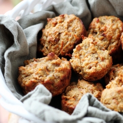 Banana Carrot Whole Wheat Muffins