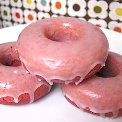 Glazed Beet Donuts