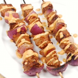 Chili-Onion Sirloin Skewers