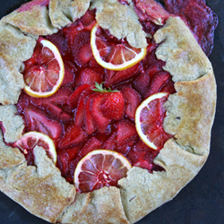 Strawberry Tart with Lemon and MInt