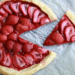 Strawberry Rhubarb Tart