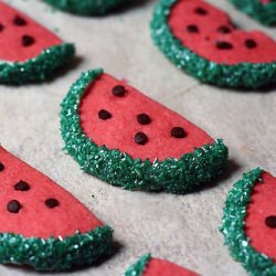 Watermelon Sugar Cookies