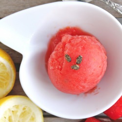 Watermelon Lemonade Sorbet