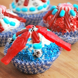 Firecracker Cupcakes