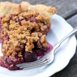 Cherry Crumb Pie