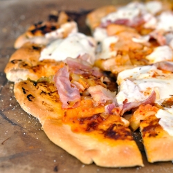 Kimchi Prosciutto Pizza