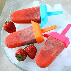 Strawberry Basil Pops