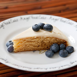 Agave Sweetened White Cake