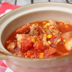 Chicken and Chorizo Stew