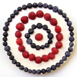 Patriotic Cookie Pizza