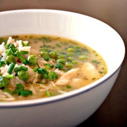 Lemon Rice Soup with Chicken