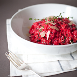 Red Beet Risotto