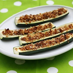 Stuffed Zucchini with Breadcrumbs