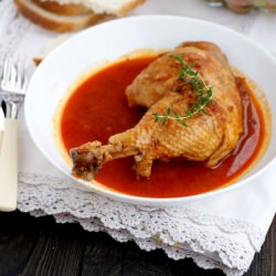 Chicken in Vinegar Sauce