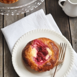 Raspberry and Cream Cheese Brioche