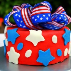 Fourth of July Birthday Cake