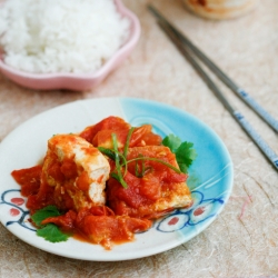 Tofu in Tomato Sauce