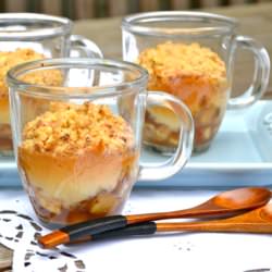 Apple Crumble Pudding in a Mug