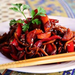 Sesame Noodles with Vegetables