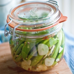 Sugar Snap Pea Pickles