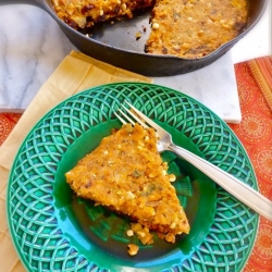 Sweet Corn and Zucchini Frittata