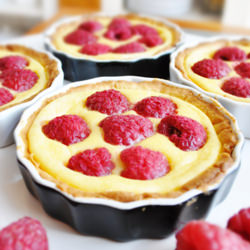 Tart with Raspberries