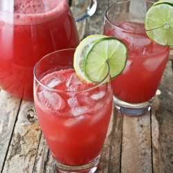 Rosemary Infused Watermelon Lemonade