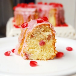 Pomegranate Pound Cake