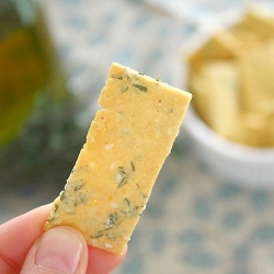 Besan and Thyme Crackers