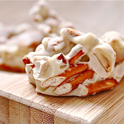 Sweet & Salty White Chocolate Bark