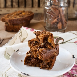 Persimmon and Walnut Bread