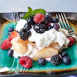 Berry Best Won Ton Napoleons