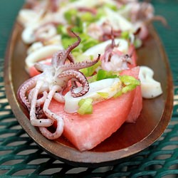 Watermelon Squid Salad