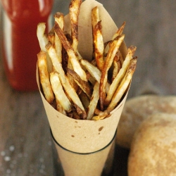 Oven Baked Olive Oil French Fries