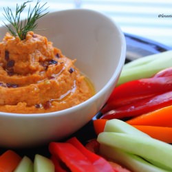 Roasted Red Bell Pepper Hummus