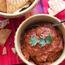 Roasted Eggplant and Red Pepper Dip