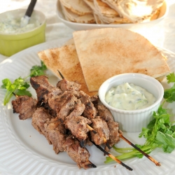 Grilled Goat Skewers