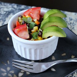 Avocado, Black Bean & Corn Salad