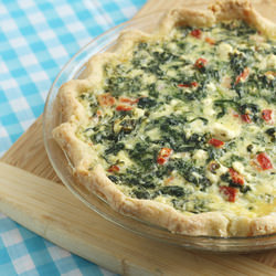 Spinach & Feta Quiche