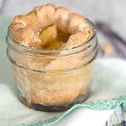 Peach Pies in Jars