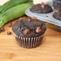 Chocolate Zucchini Muffins