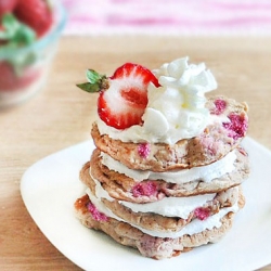 Strawberry Shortcake Pancakes