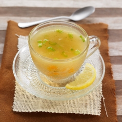 Light Miso Ginger & Lemon Soup