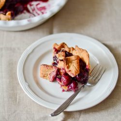 Designer Cherry Blueberry Pie