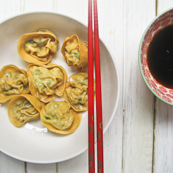 Dumplings with Tofu and Chives