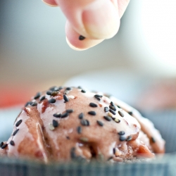 Red Bean Ice Cream (Home Made)