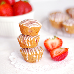 Mini Strawberry Muffins